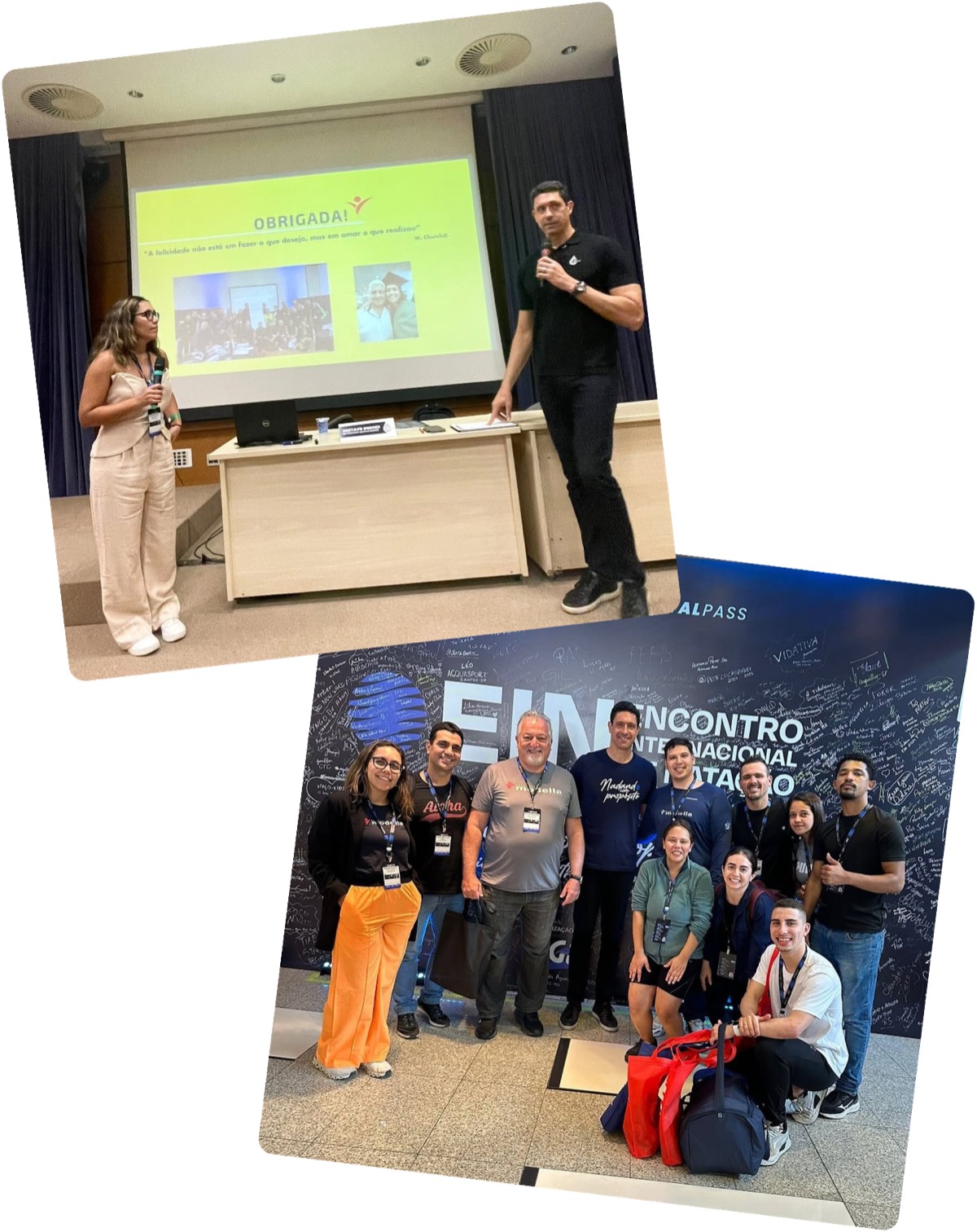 Fotos da CEO e equipe